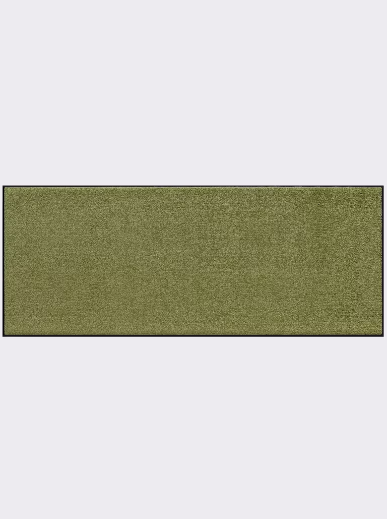 Fußmatte rechteckig, 75 x 190 cm, grün, rutschfest